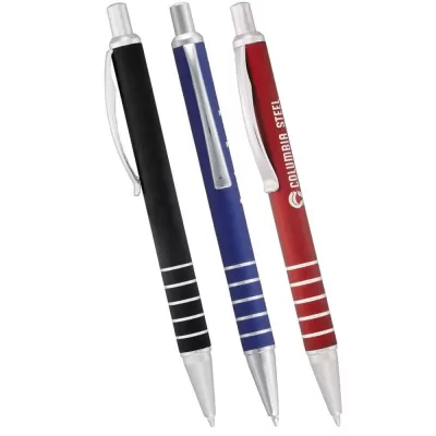 branded Kingston Click Ballpoint Pen, from our range of promotional Metal Promotional Pens