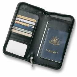 Corporate Travel Wallets - Leather Travel Wallet