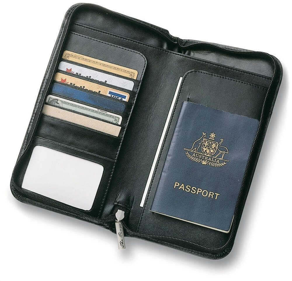 branded Leather Travel Wallet, from our range of promotional Corporate Travel Wallets