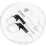 branded Wired Earbuds with Multi-Tips, from our range of promotional Earbuds &amp; Headphones