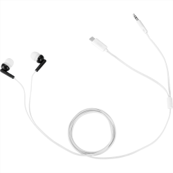 branded Wired Earbuds with Multi-Tips, from our range of promotional Earbuds & Headphones