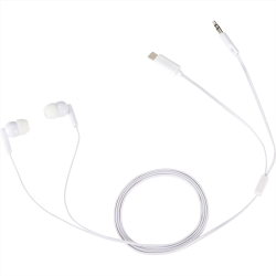 branded Wired Earbuds with Multi-Tips, from our range of promotional Earbuds & Headphones