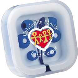 branded Ear Buds in Case Organiser, from our range of promotional Earbuds & Headphones