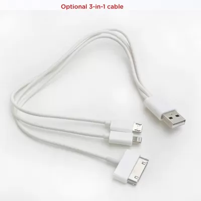 branded 3-in-1 Cable for Power Banks, from our range of promotional USB Hubs & Cables