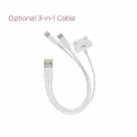 branded 3-in-1 Cable for Power Banks, from our range of promotional USB Hubs &amp; Cables