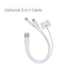 branded 3-in-1 Cable for Power Banks, from our range of promotional USB Hubs & Cables