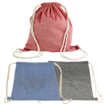 Drawstring Bags &amp; Back Sacks  - Melange Custom Dyed Drawstring Bag