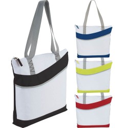 branded Upswing Zippered Convention Tote, from our range of promotional Conference Bags & Satchels