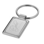 branded Rectangle Keyring, from our range of promotional Metal Keyrings