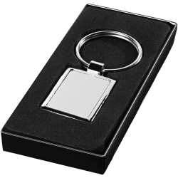branded Rectangle Keyring, from our range of promotional Metal Keyrings