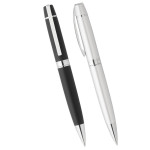 branded Casarotto Ballpoint Pen - Silver, from our range of promotional Metal Promotional Pens