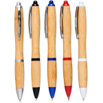 Bamboo &amp; Wood Enviro Pens  - Nash Bamboo Ballpoint Pen