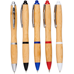 Bamboo & Wood Enviro Pens - Nash Bamboo Ballpoint Pen