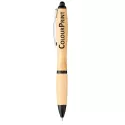 branded Nash Bamboo Ballpoint Pen, from our range of promotional Bamboo &amp; Wood Pens