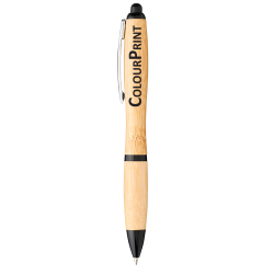 Bamboo & Wood Enviro Pens - Nash Bamboo Ballpoint Pen