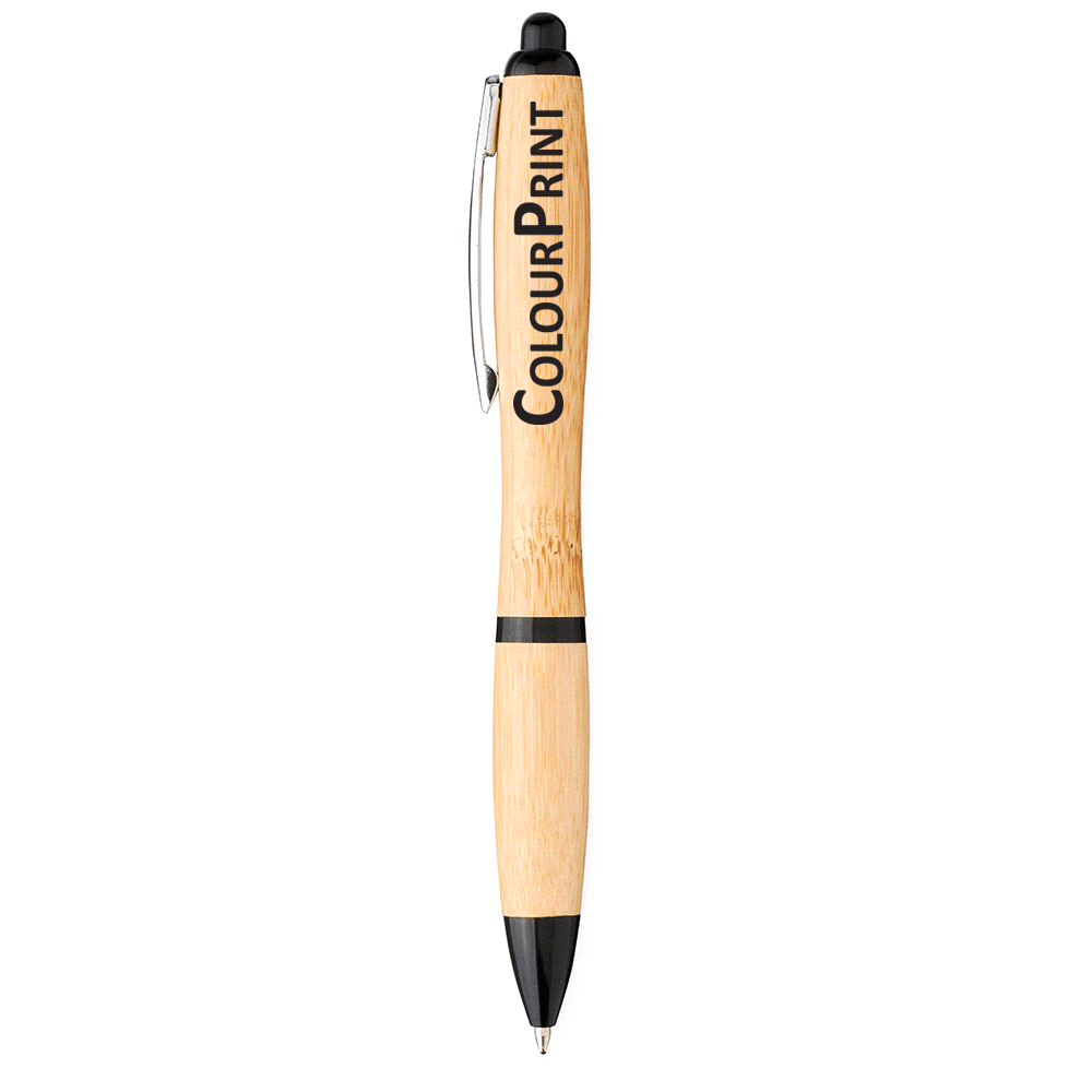 branded Nash Bamboo Ballpoint Pen, from our range of promotional Bamboo & Wood Pens