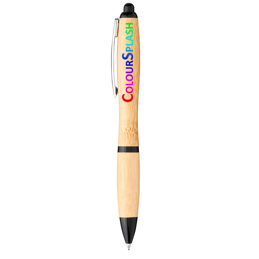 branded Nash Bamboo Ballpoint Pen, from our range of promotional Bamboo & Wood Pens
