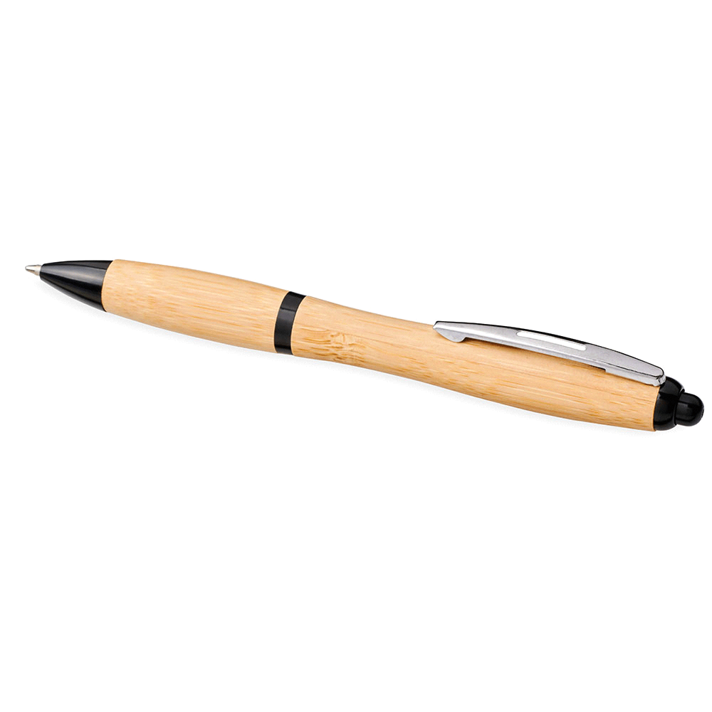 branded Nash Bamboo Ballpoint Pen, from our range of promotional Bamboo & Wood Pens