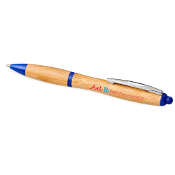 Bamboo & Wood Enviro Pens - Nash Bamboo Ballpoint Pen