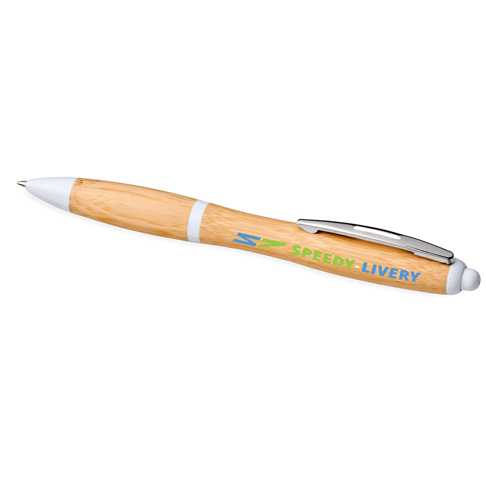 branded Nash Bamboo Ballpoint Pen, from our range of promotional Bamboo & Wood Pens