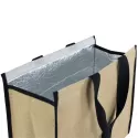 branded Laminated Jute Cooler bag, from our range of promotional Jute Shopping &amp; Tote Bags