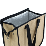 Jute Shopping &amp; Tote Bags - Laminated Jute Shopper with Insulation