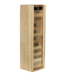 branded Tumbling Tower Wood Block Stacking Game, from our range of promotional Executive Toys and Games