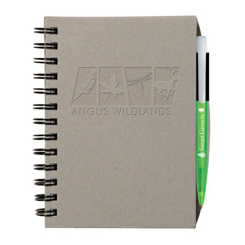 BIC Chipboard Cover Notebook Branded Promotional Notepads G4011